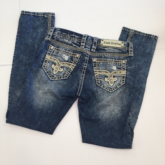 Rock Revivial "Flash" Cuffed Straight - Picture 4 of 6